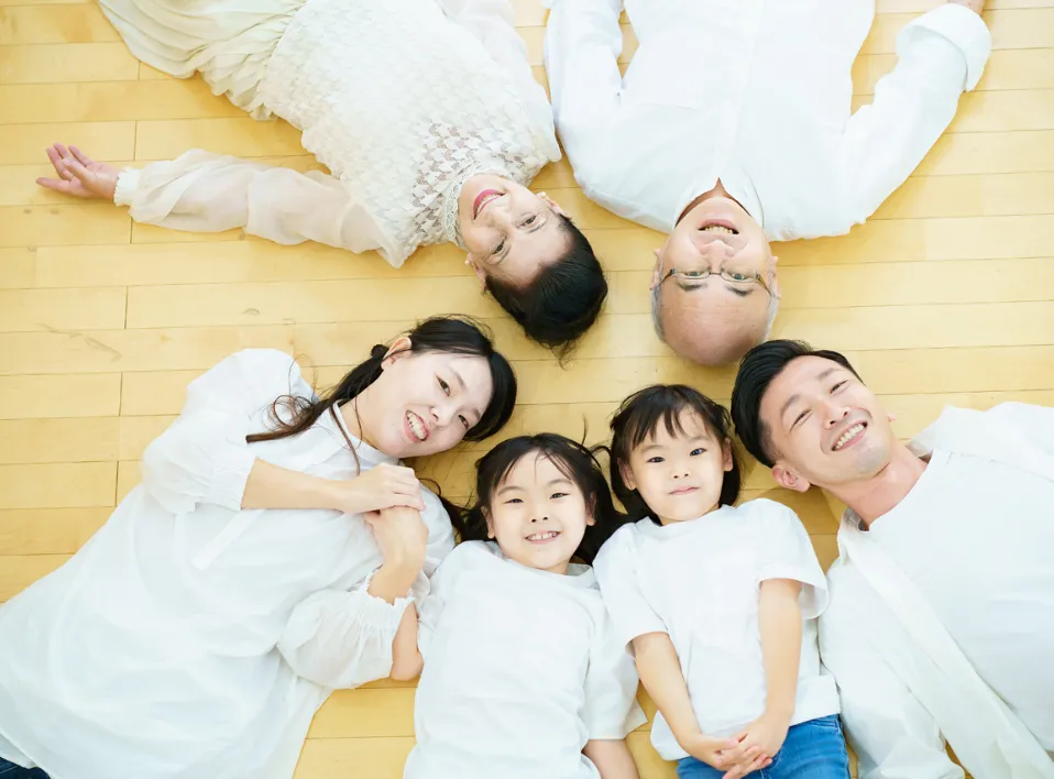 家族の写真