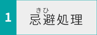 忌避処理