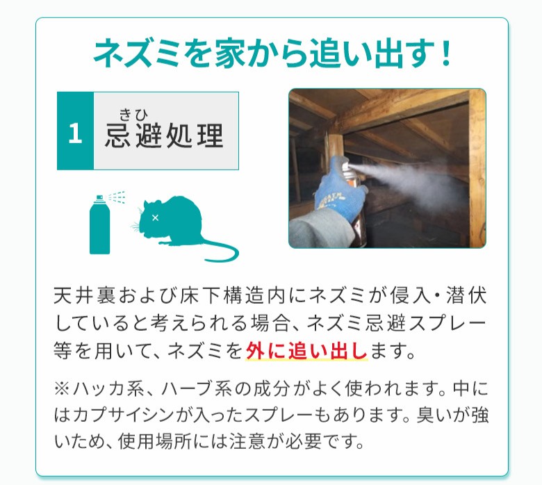 忌避処理